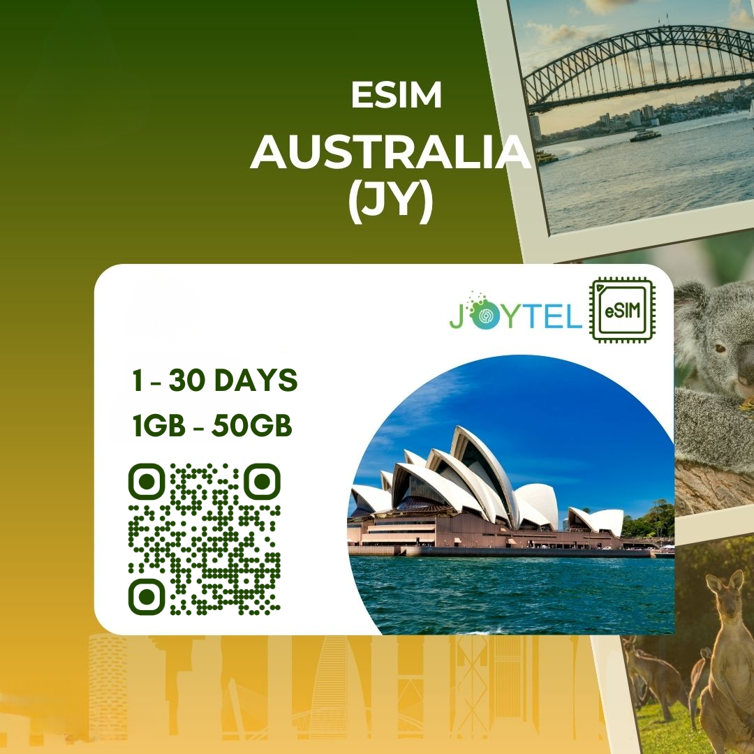eSIM Australia JY - chỉ có data