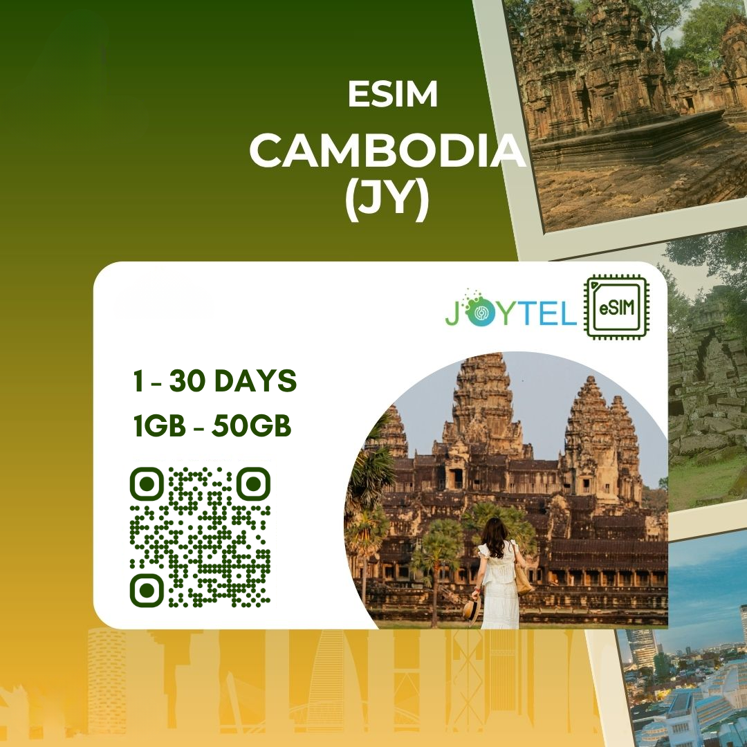 eSIM Campuchia JY chỉ có data
