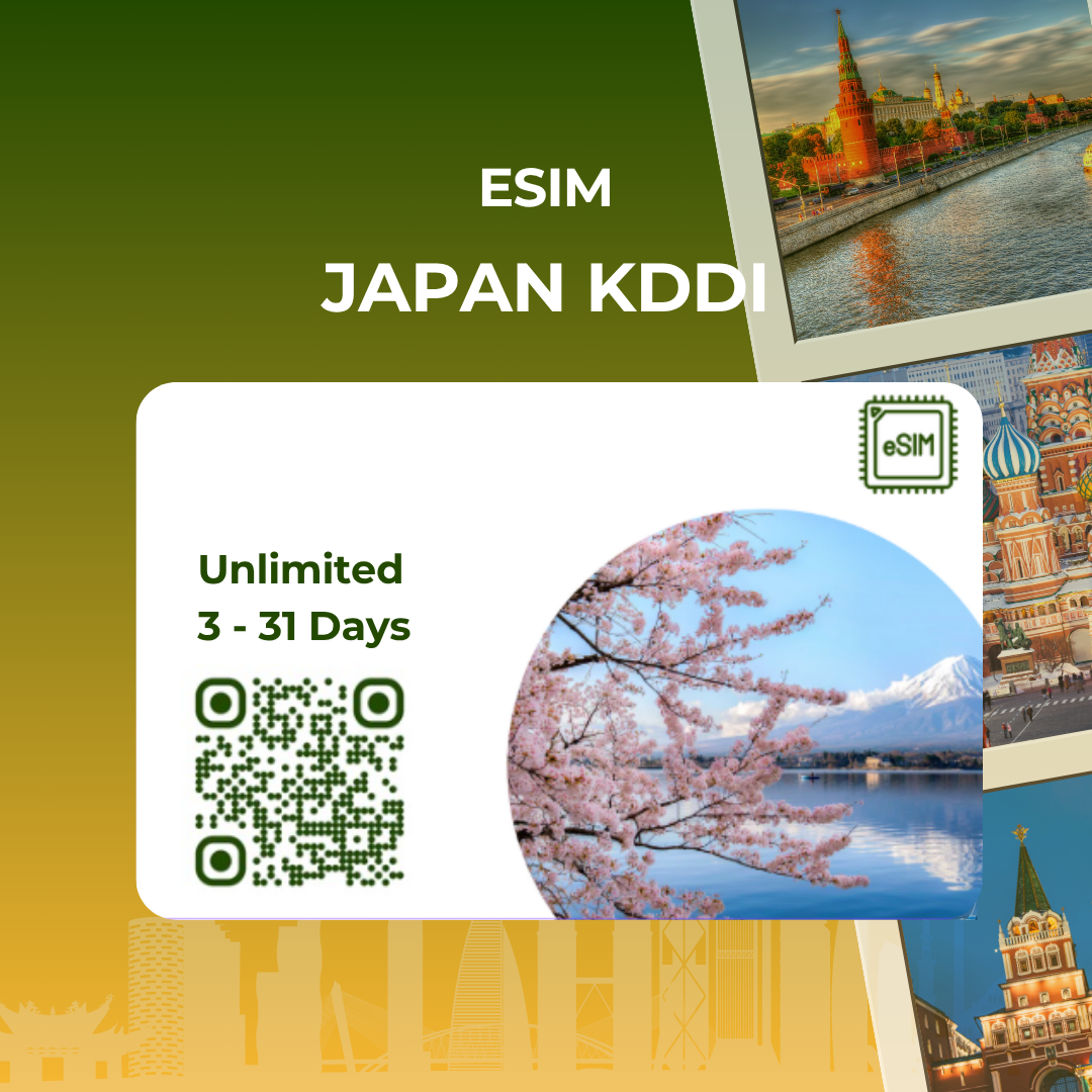 eSIM Nhật Bản (KDDI) JY - chỉ có data
