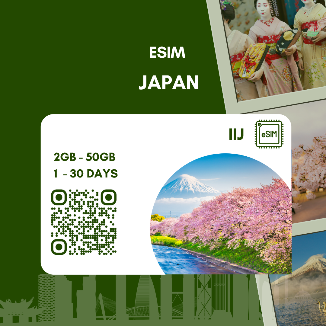 eSIM Nhật Bản IIJ - chỉ có data