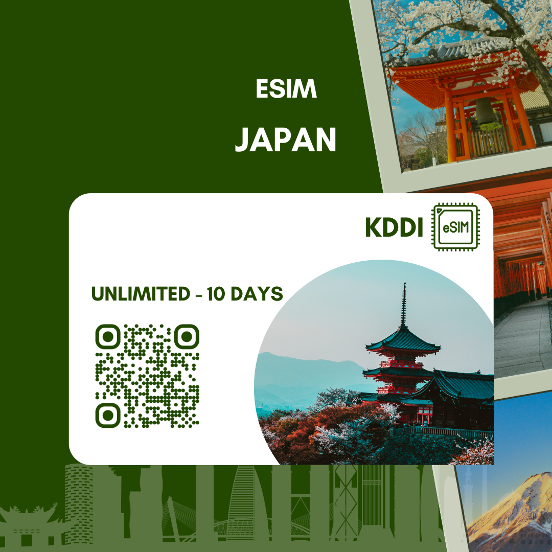 eSIM Nhật Bản KDDI - chỉ có data