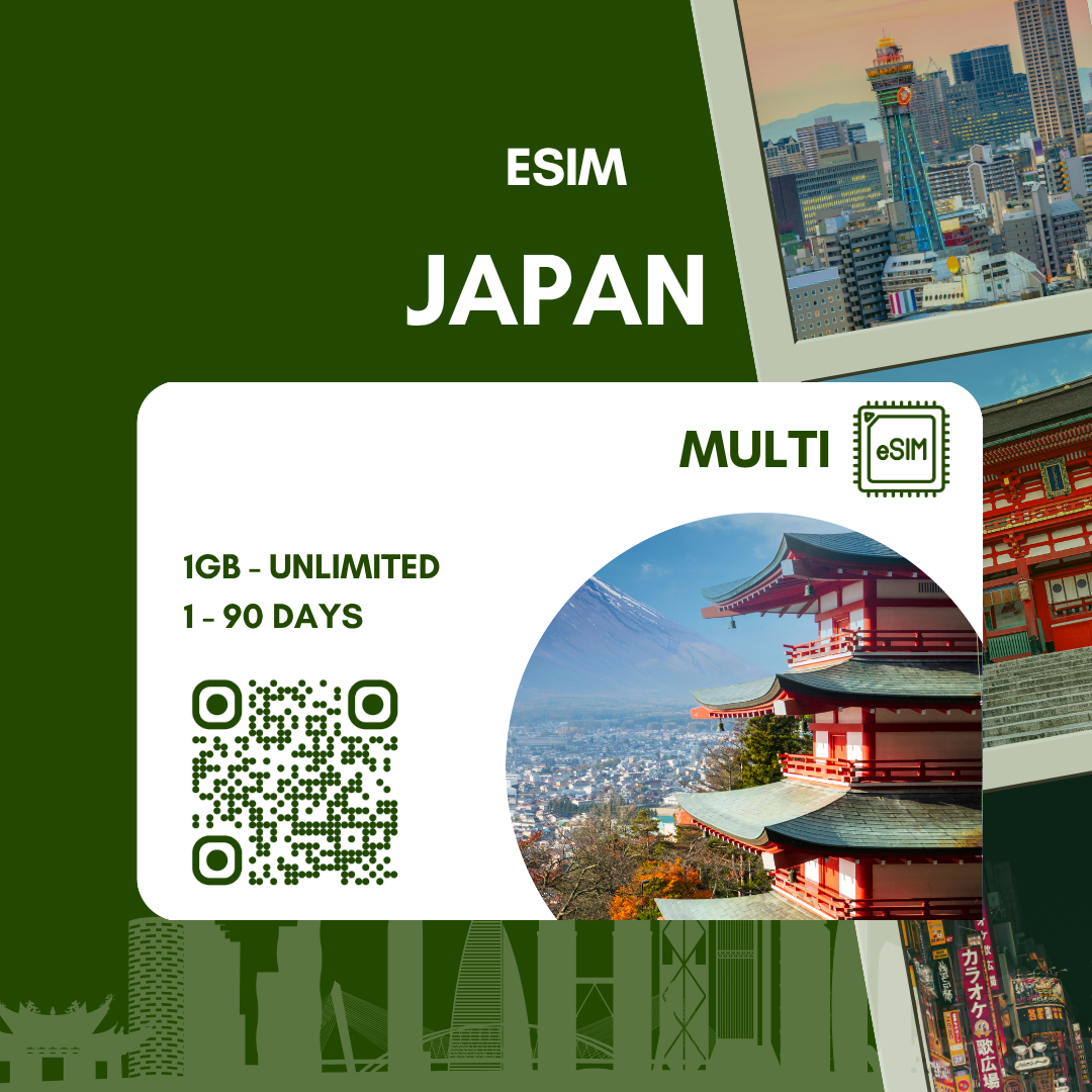 eSIM Nhật Bản Multi - chỉ có data