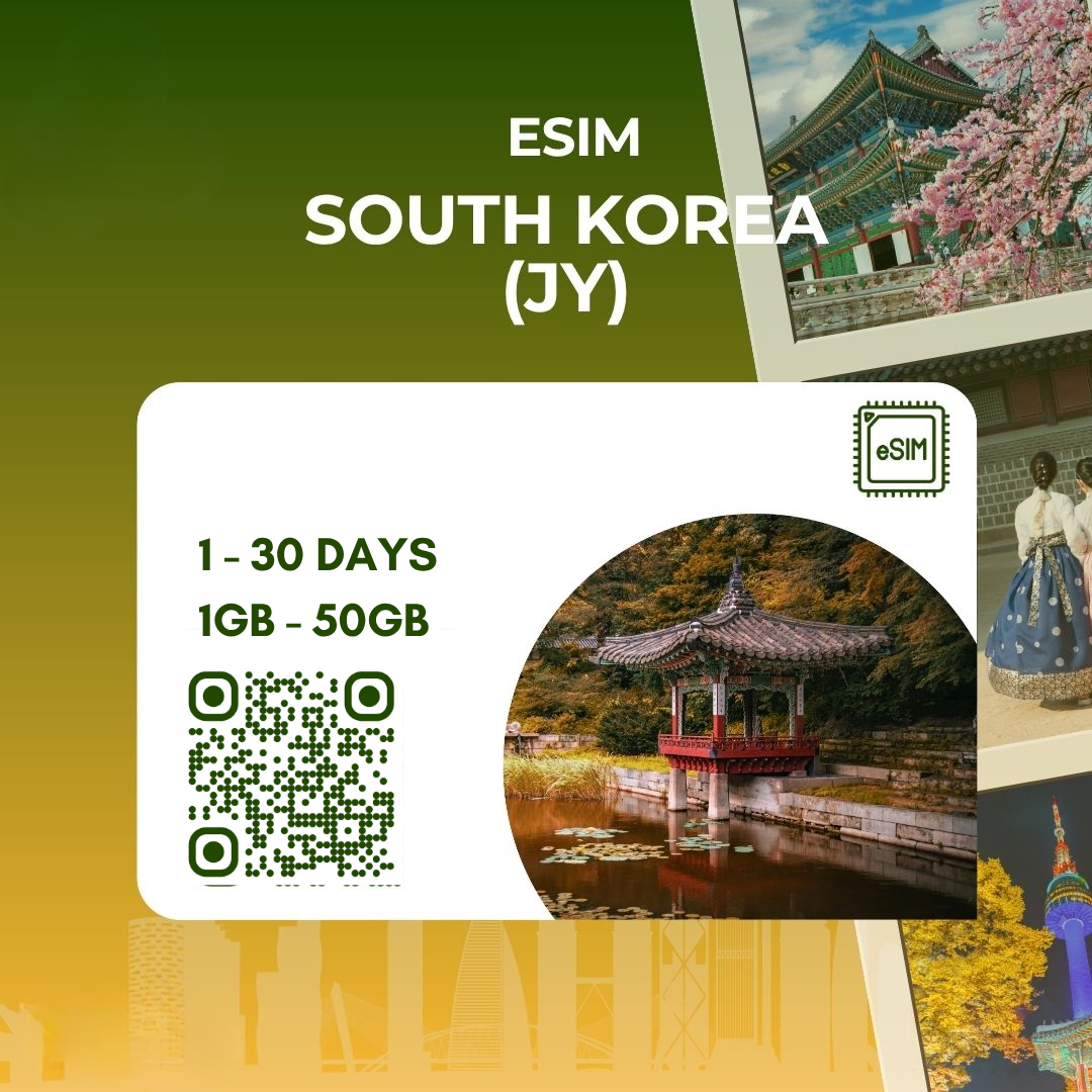eSIM Hàn Quốc JY - chỉ có data