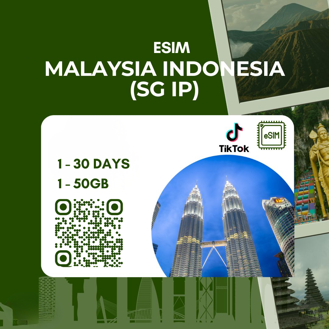 eSIM Malaysia Indonesia (SG IP)