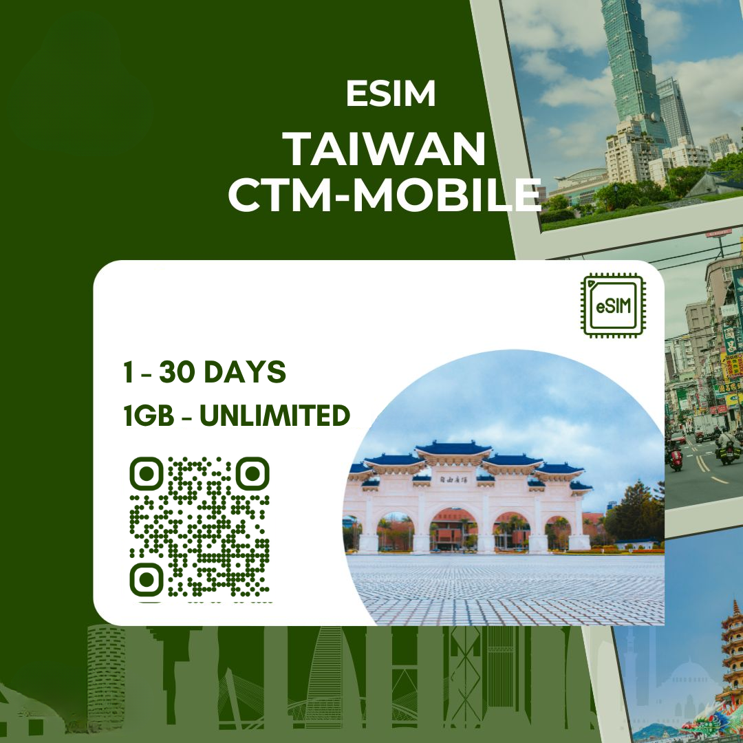 eSIM Đài Loan ctm-mobile - chỉ có data