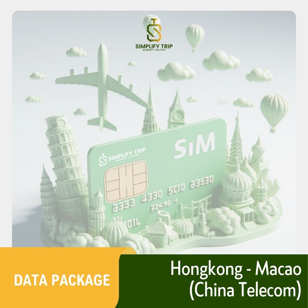 Gói data Hongkong Macao (China Telecom) - chỉ có data