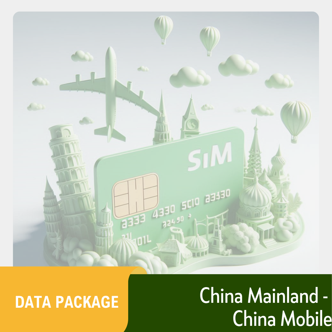 Gói data Trung Quốc (China Mobile) - chỉ có data