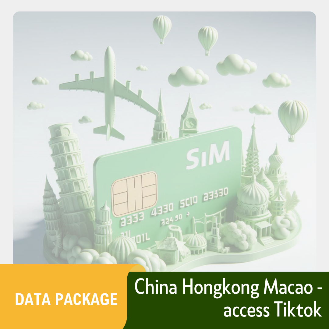 Gói data Trung Quốc Hongkong Macao - Tiktok