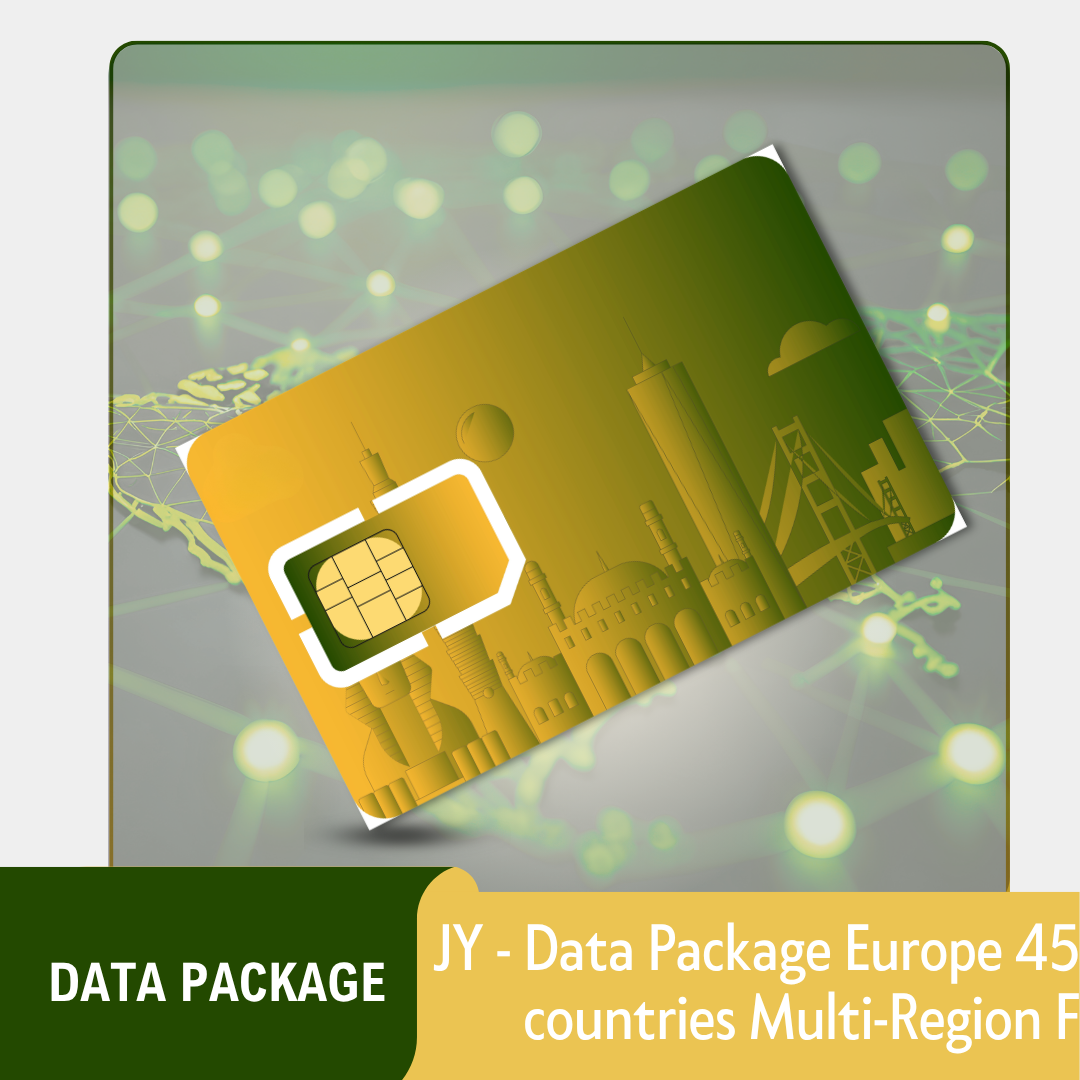 Gói data Region F (45 nước) JY - chỉ có data