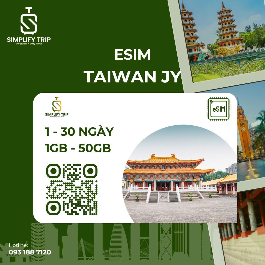 eSIM Đài Loan JY - chỉ có data